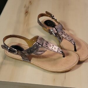 B.O.C. Metallic Sandals Size 9